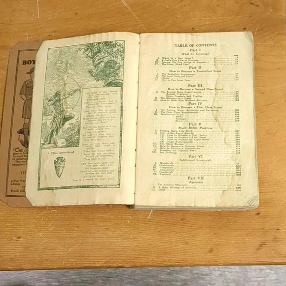 Handbook for  Boys, Boy Scouts of America (cover art by Norman Rockwell) - Picture 5 of 9